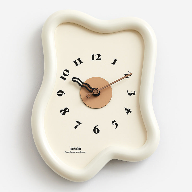 3D Distorted Wall Decoration Clock for Lounge