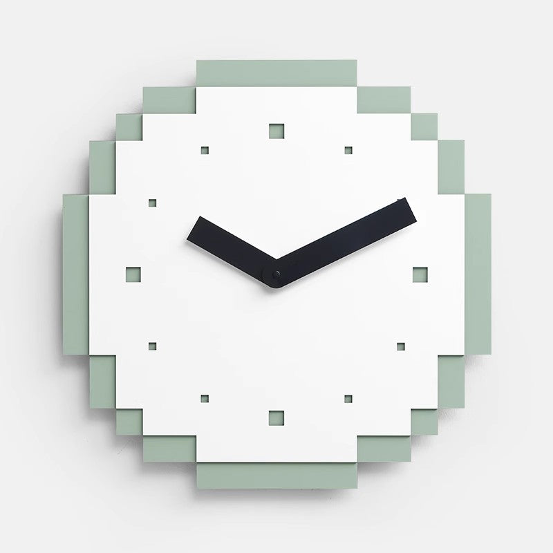 Creative Pixel Style Wall Décor Silent Clock