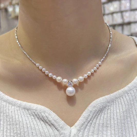Pearl Choker Necklace for Women
