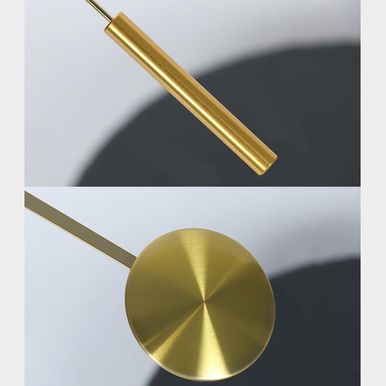 Natural Marble Pendulum Analog Silent Clock