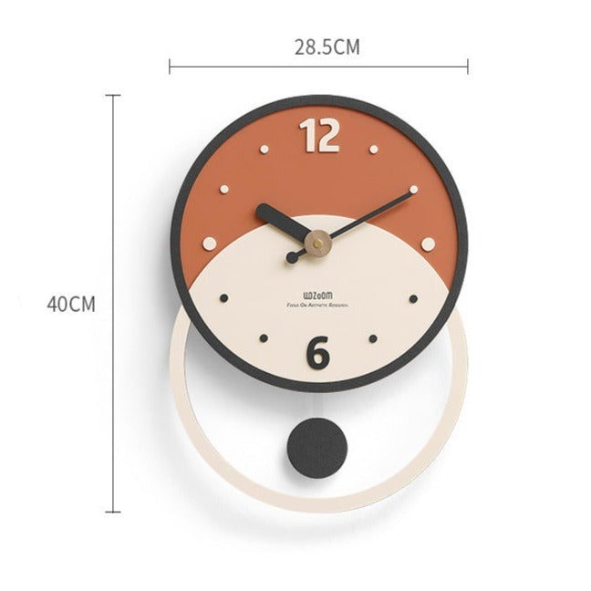 Nordic Minimalist Wall Décor Clock for Living Room