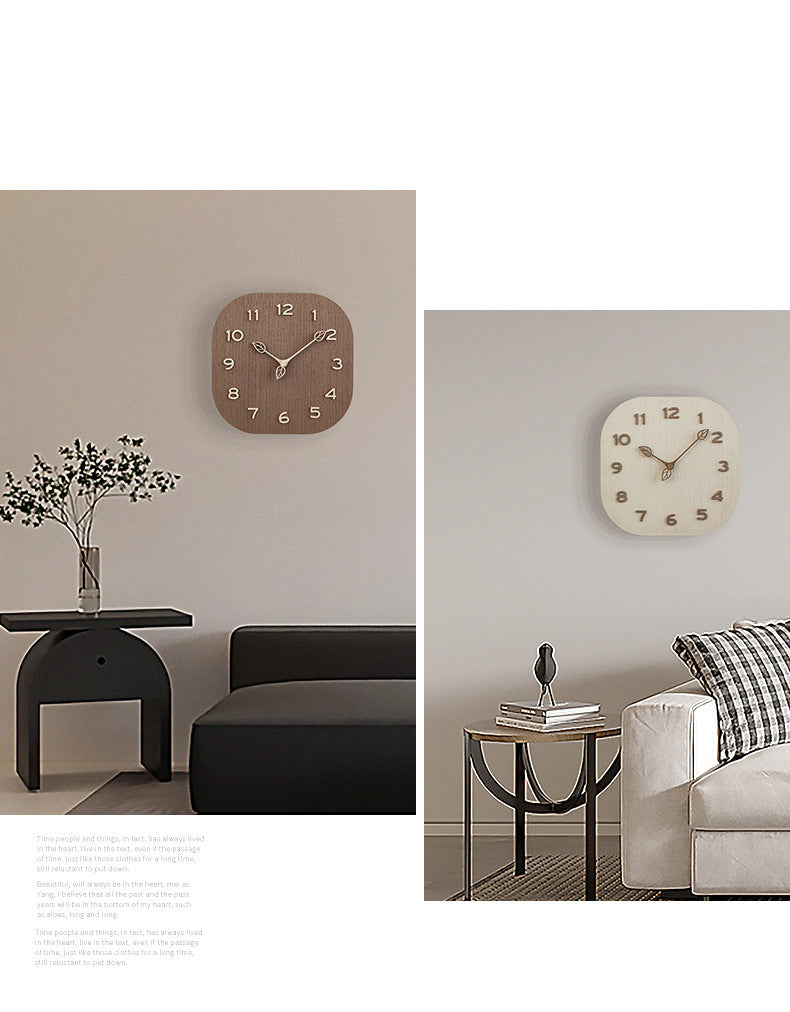 Analogue Square Wall Décor Clock for Home