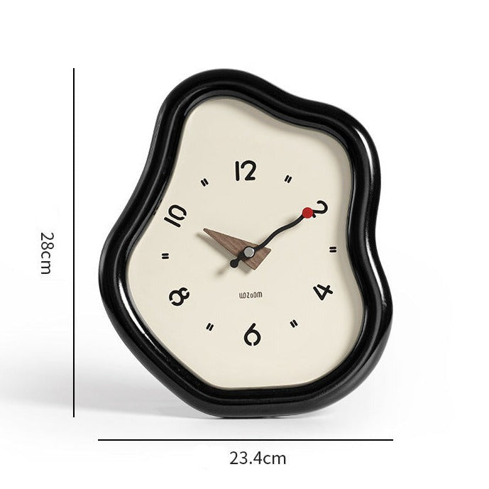 3D Distorted Table Clock for Lounge