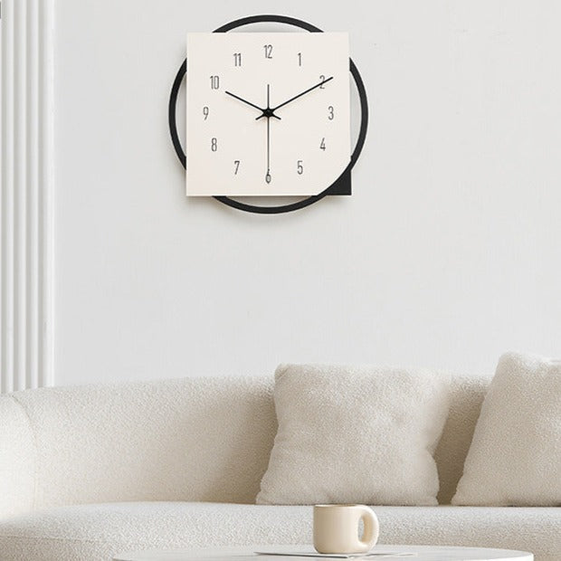 Unique Battery Operated Wall Clock for Living Room