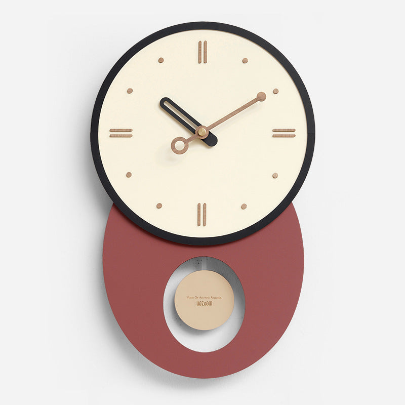 Pendulum Long Wall Décor Clock for Living Room