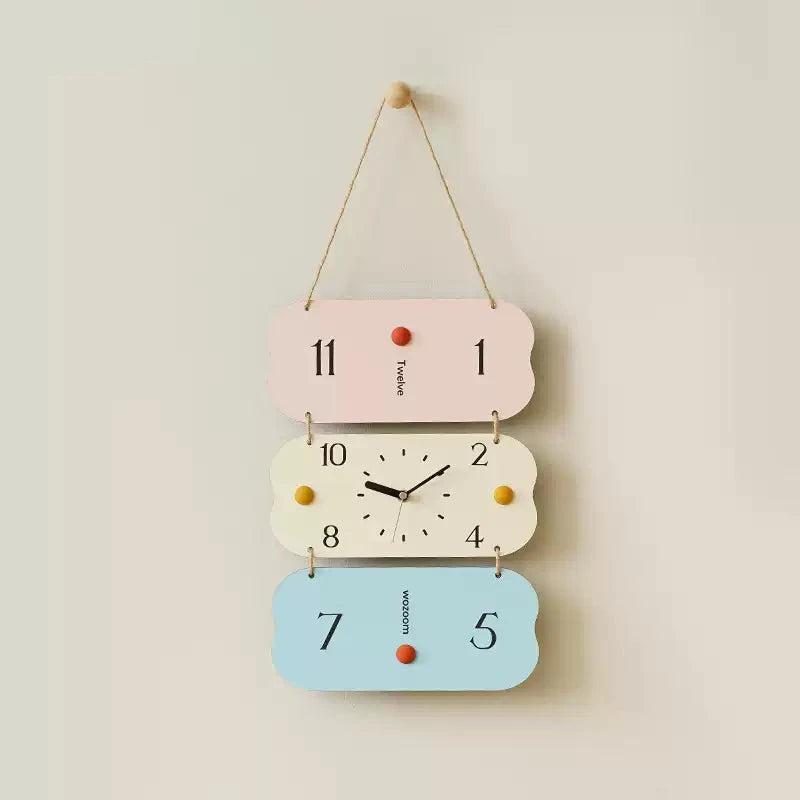 Minimalist Hanging Wall Décor Silent Clock