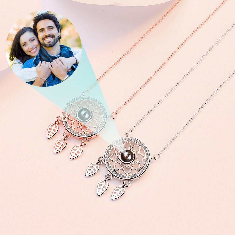 Custom Photo Projection Necklace