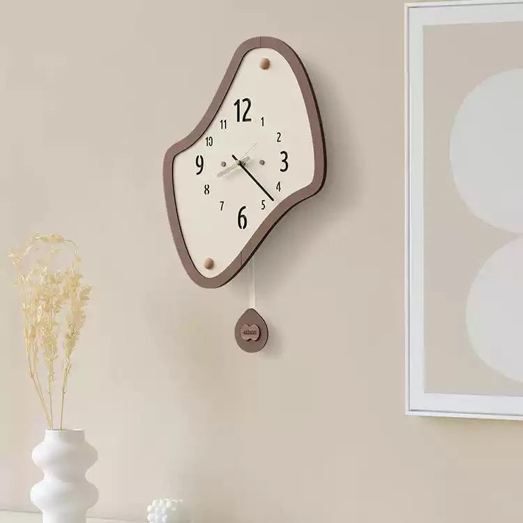 Odd Shaped Modern Silent Wall Clock