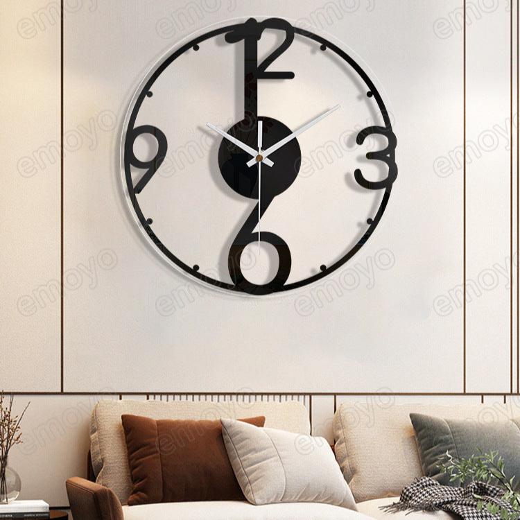 Big Numbers Analog Silent Wall Deco Clock