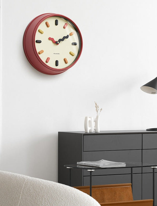3D Creative Nordic Silent Wall Clock for Livingroom