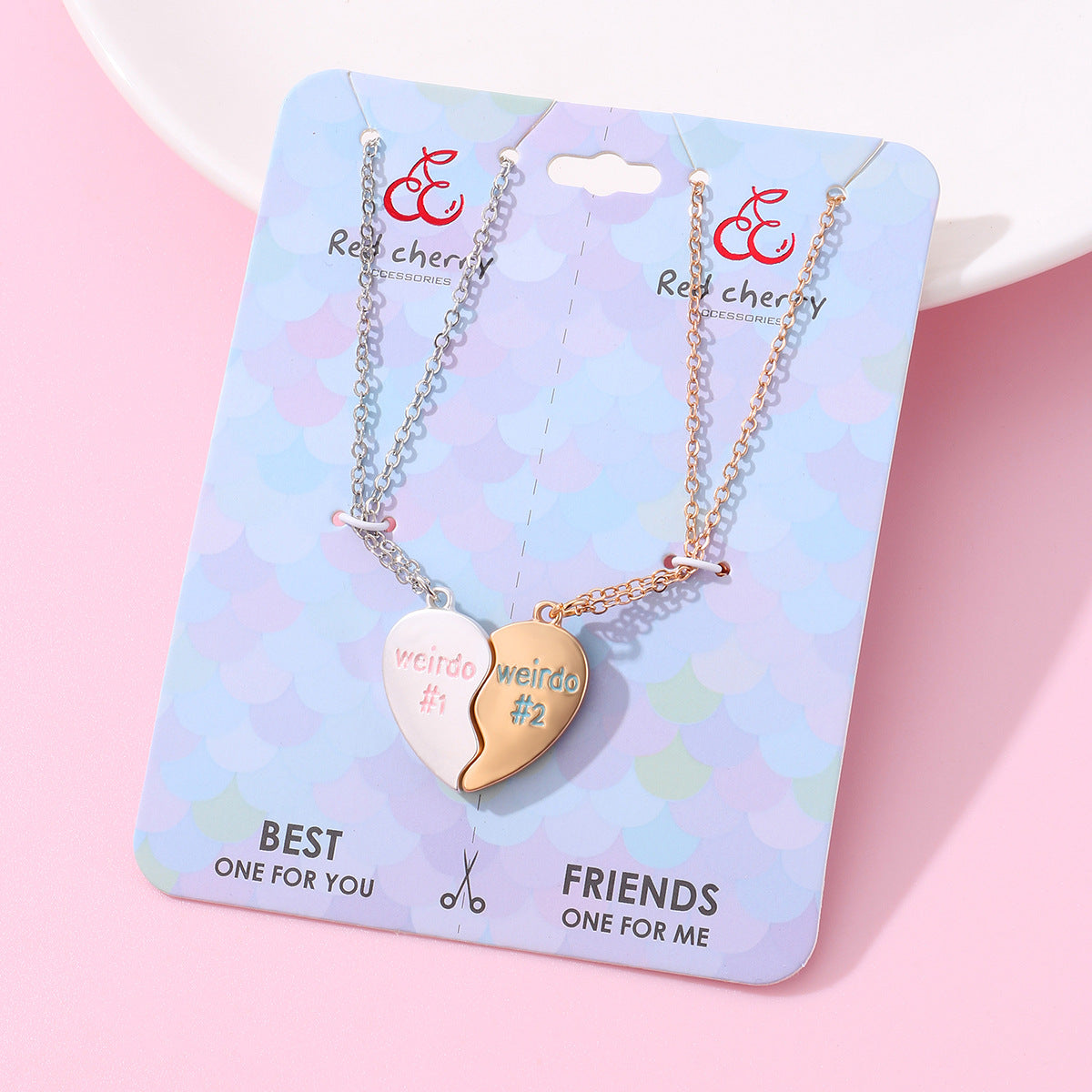 Magnetic Hearts Weirdo Necklaces Gift for Couples