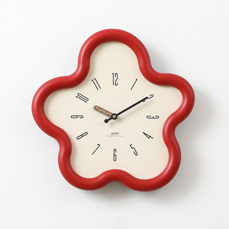 3D Flower Pendulum Clock for Bedroom