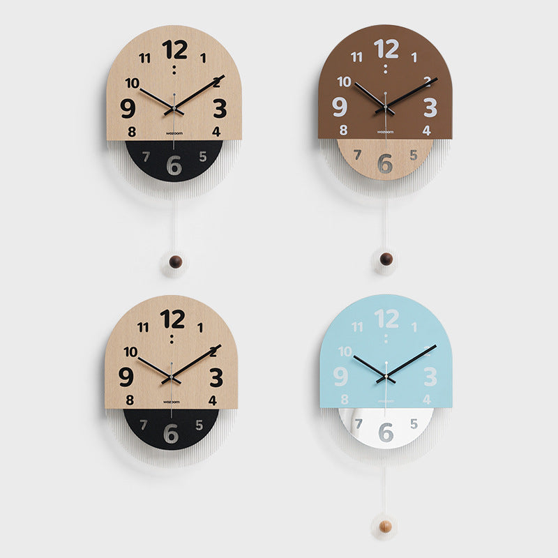 Modern Creative Round Wall Décor Silent Clock