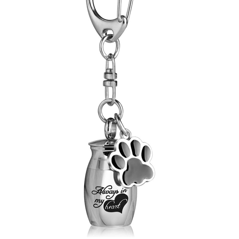 Pet Memorial Gift Custom Urn Keepsake Keychain Loforay.com