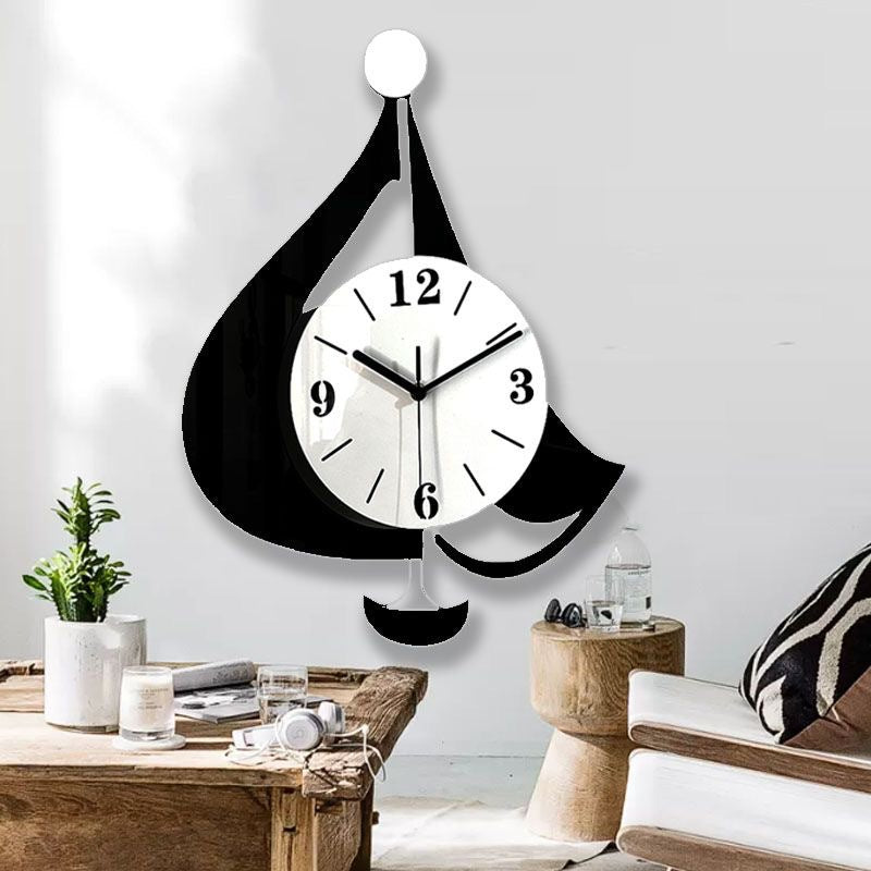 Sailboat Pendulum Silent Wall Décor Clock