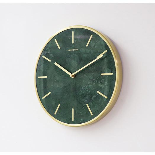 Natural Marble Pendulum Analog Wall Clock
