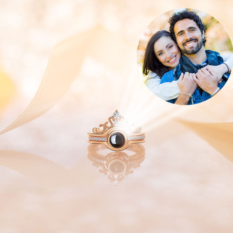 Adjustable Size Photo Projection Ring