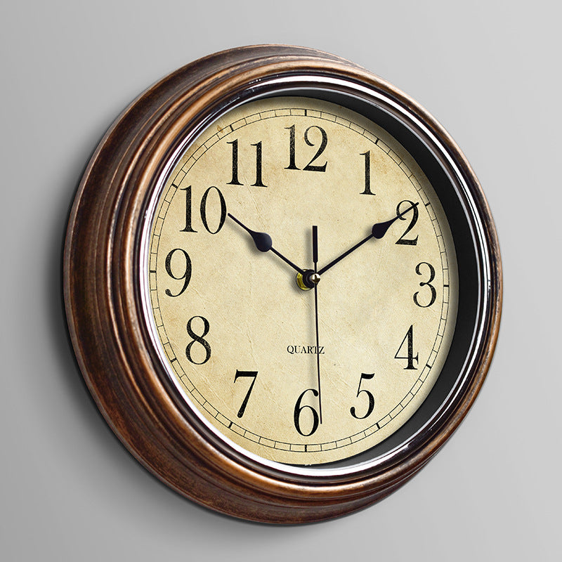 Vintage Silent Clock Classroom or Bedroom 12 Inches