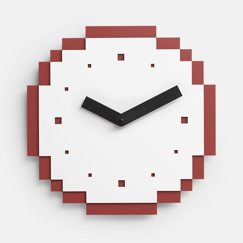 Creative Pixel Style Wall Décor Silent Clock