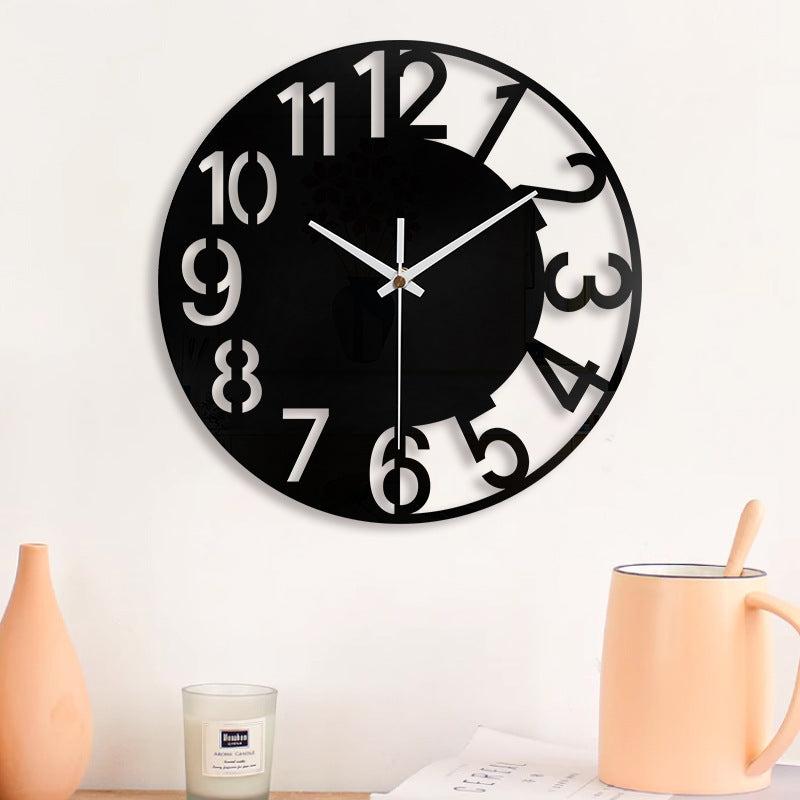 Big Numerals Analog Silent Wall Clock