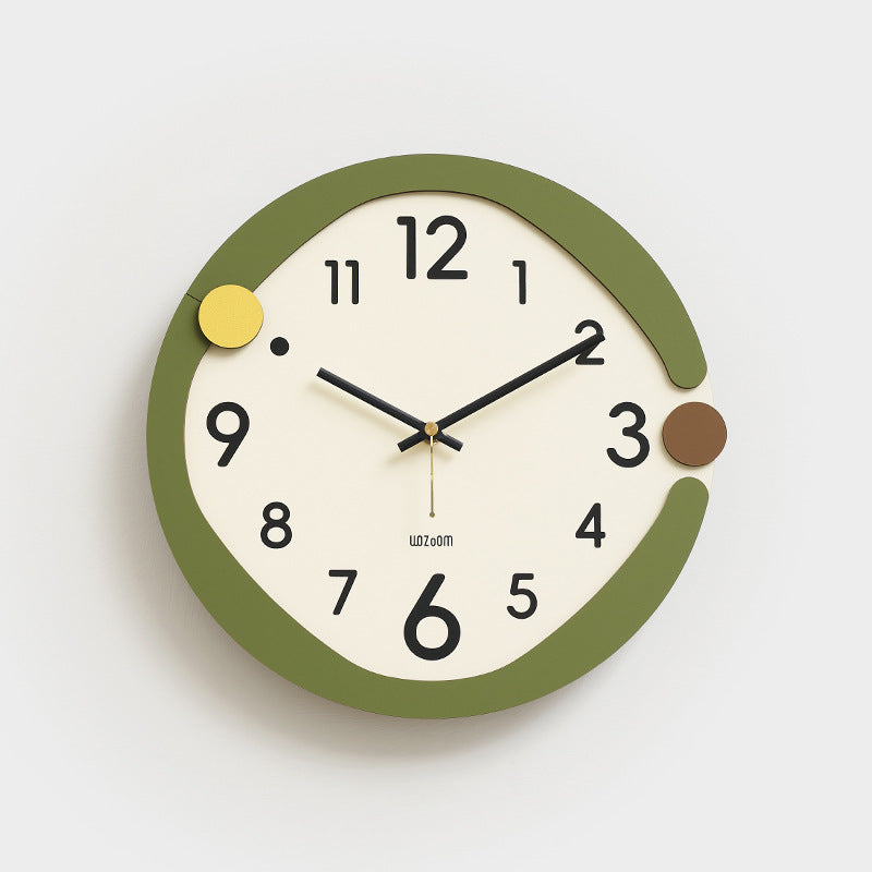 Minimalistic Nordic Wall Décor Silent Clock