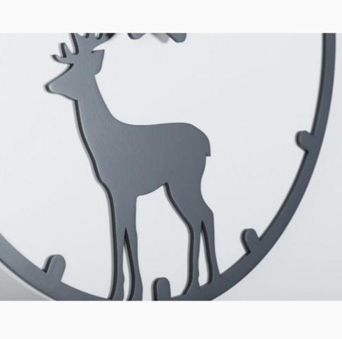Deer Minimalist Pendulum Analog Clock