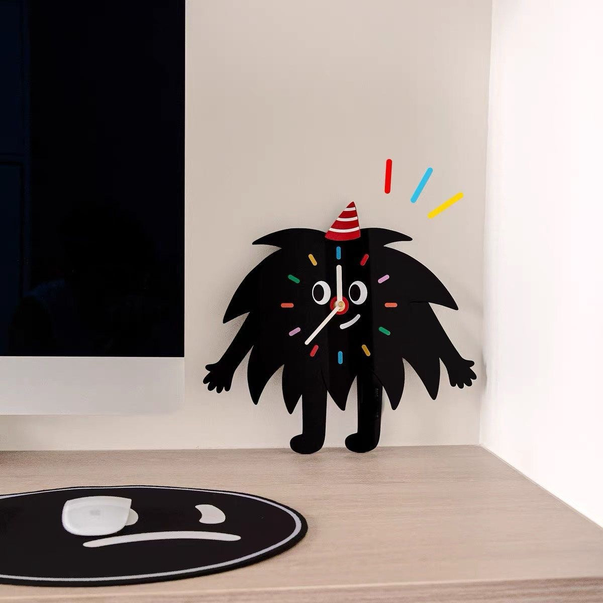 Cartoon Silent Wall Décor Clock for Kids Bedroom