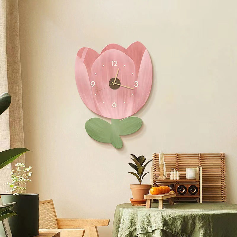 Floral Trending Wall Decoration Porcelain Clock 12 Inches