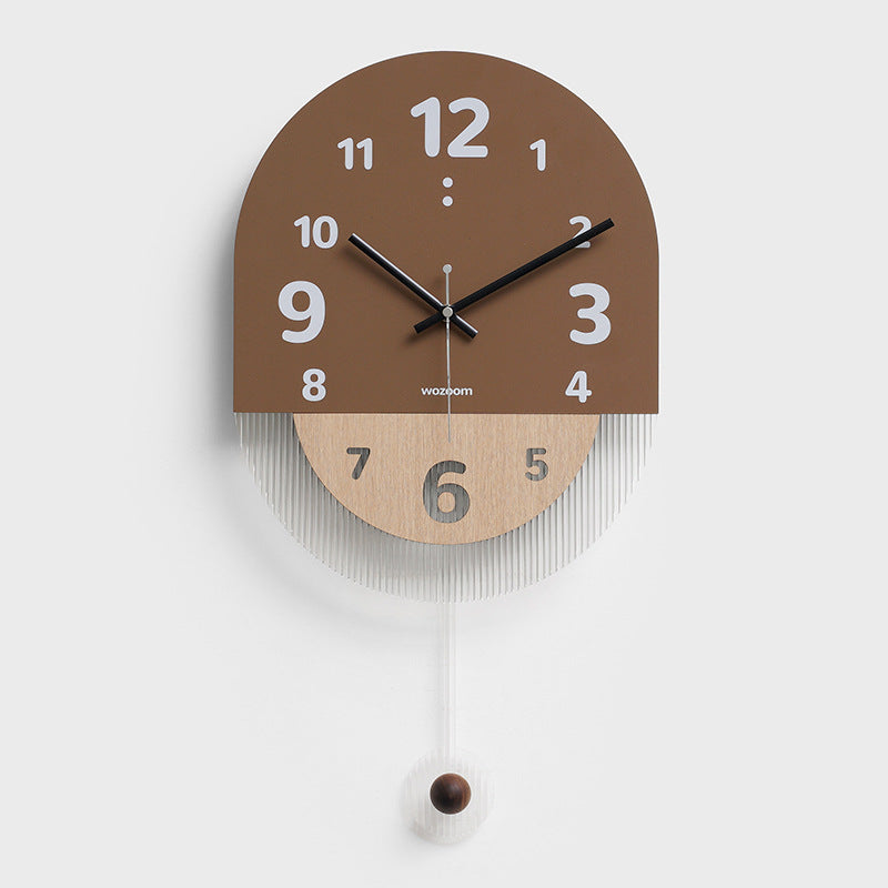 Modern Creative Round Wall Décor Silent Clock