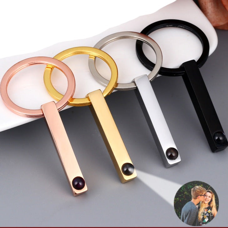 Custom Photo Projection Keychain