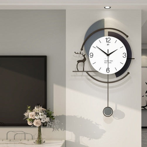 Large Size Pendulum Wall Clock for Livingroom