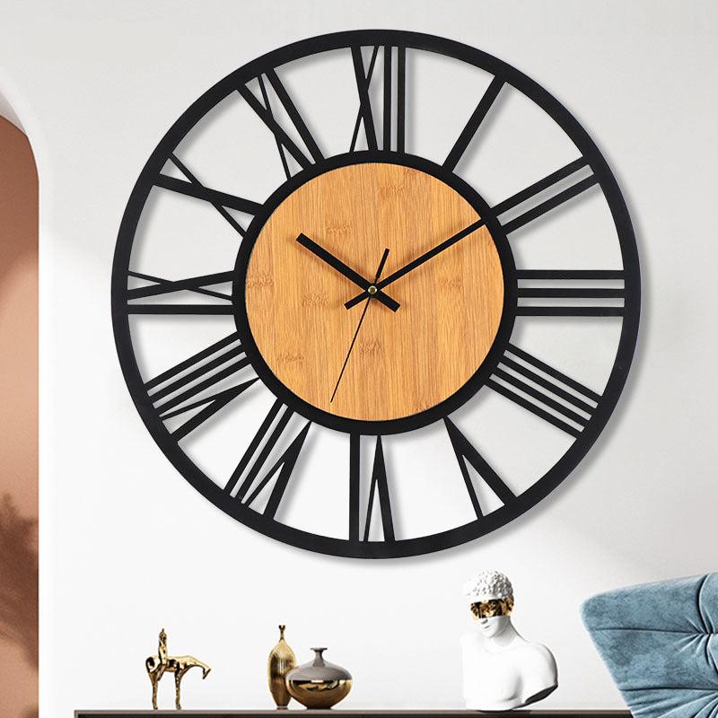 Roman Numbers Silent Wall Décor Clock