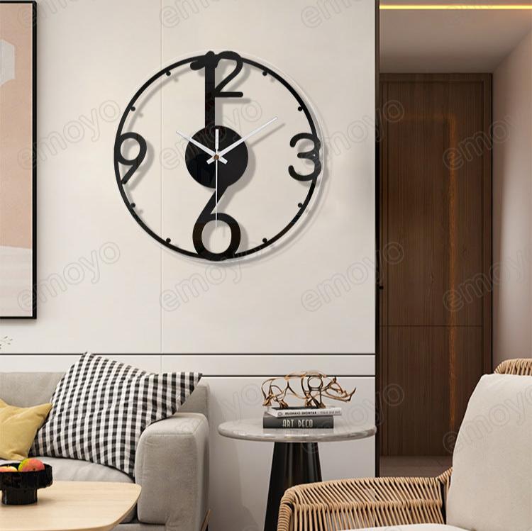 Big Numbers Analog Silent Wall Deco Clock