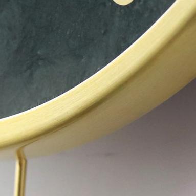 Natural Marble Pendulum Analog Wall Clock