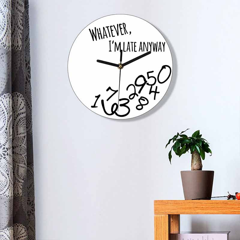 Funny Random Numbers Silent Wall Clock
