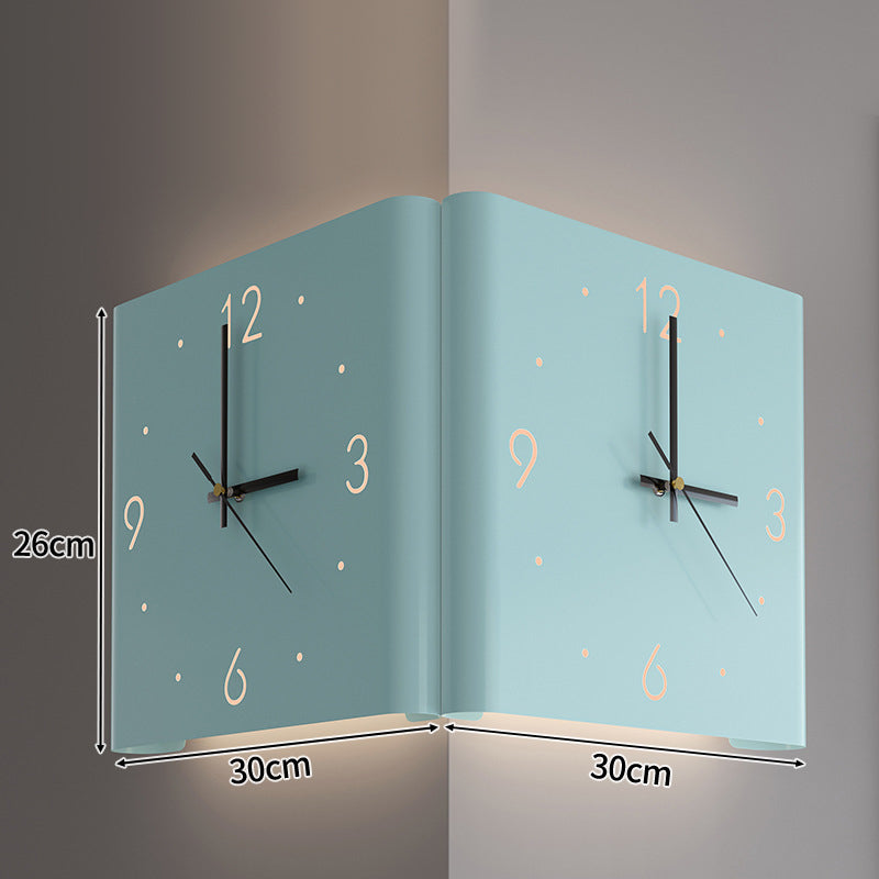 Two Sided Modern Living Room Wall Decoration Clock