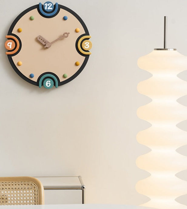Minimalist Silent Wall Clock for Kids Bedroom
