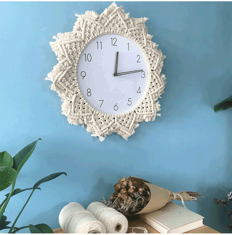 Loforay™ Nordic Roman Numerals Silent Wall Clock