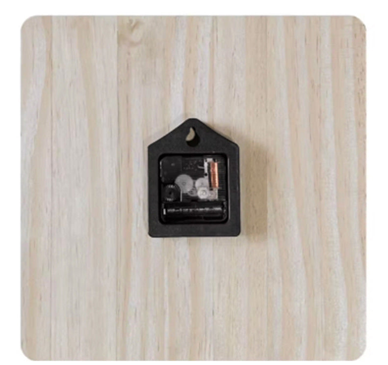 Firefly Theme Square Shaped Silent Wall Clock 12 Inches