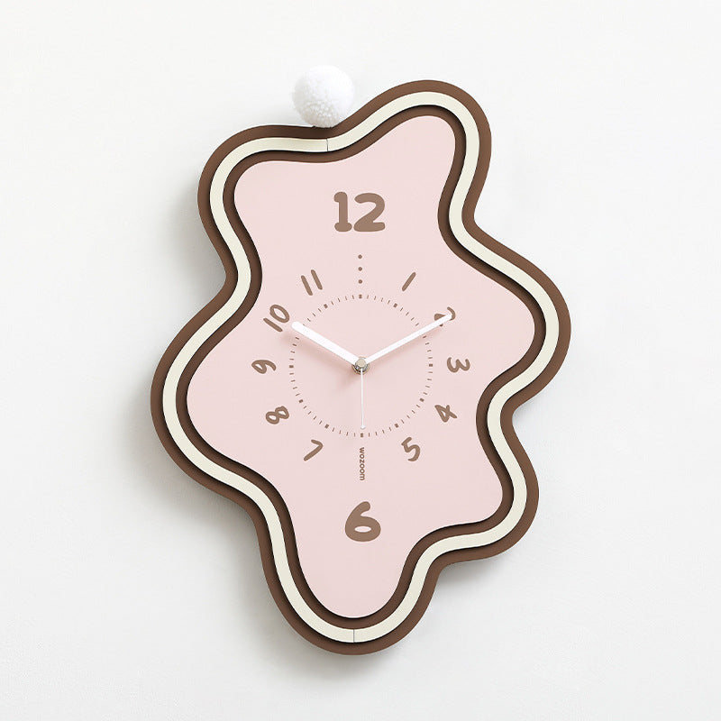 Creative Odd Shaped Wall Décor Silent Clock