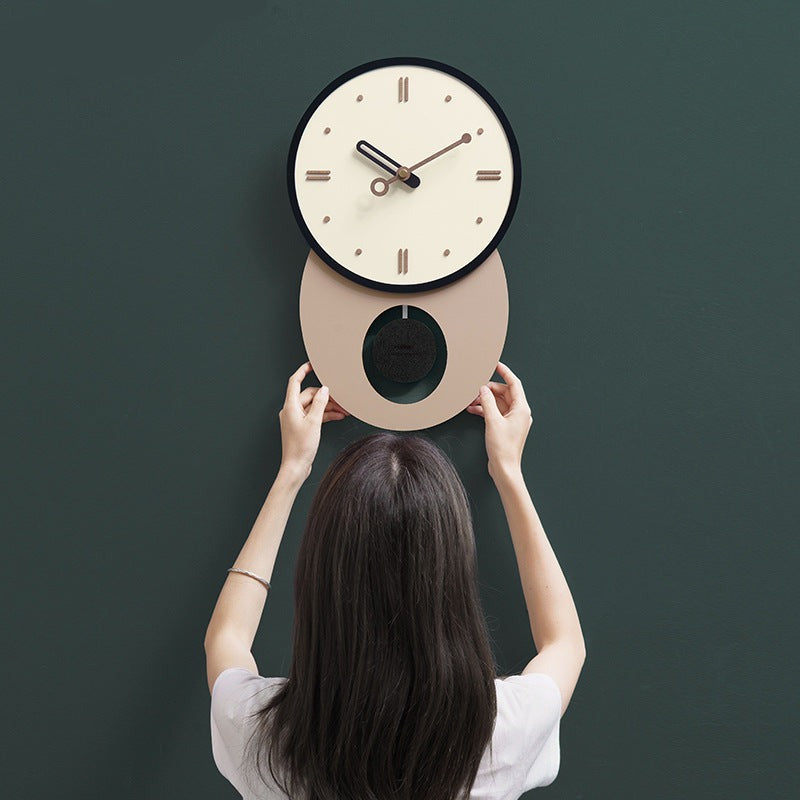 Pendulum Long Wall Décor Clock for Living Room