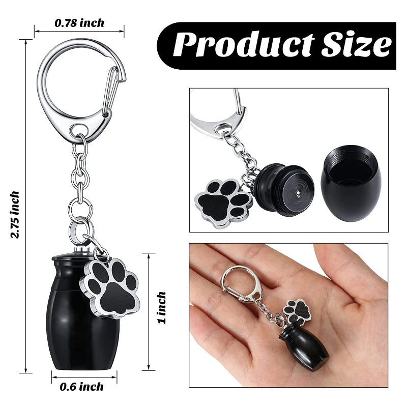 Pet Memorial Gift Dog Loss Gift Custom Urn Keychain