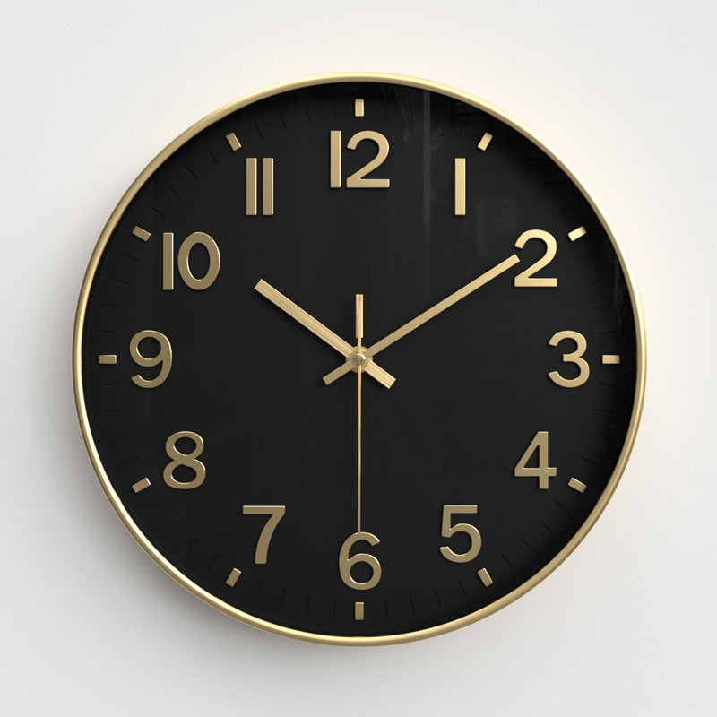 Simple Design Silent Classroom Wall Clock 12 Inches