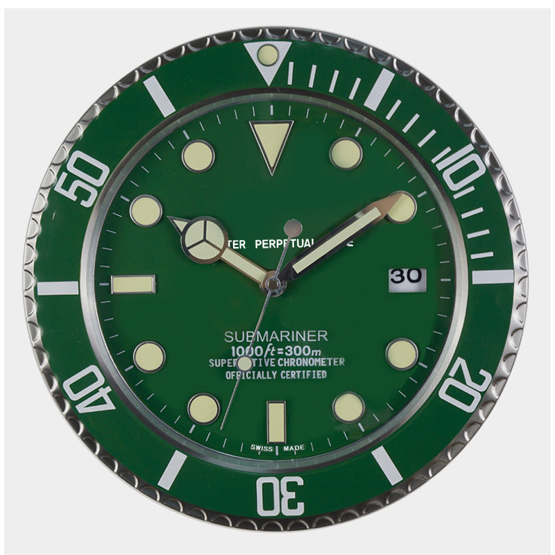 Modern Battery Operated Luminous Silent Wall Clock