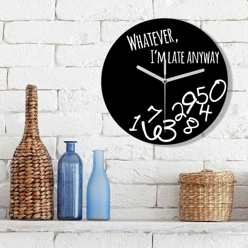 Funny Random Numbers Silent Wall Clock