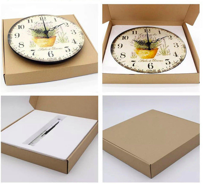 Firefly Theme Square Shaped Silent Wall Clock 12 Inches