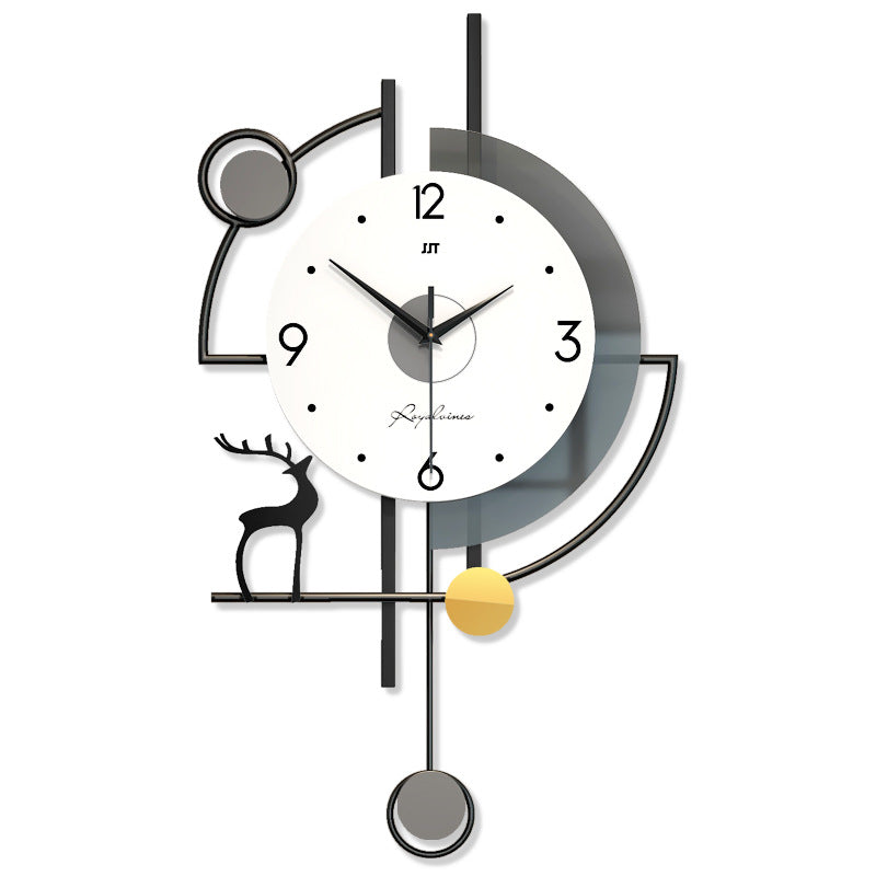 Large Size Pendulum Wall Clock for Livingroom