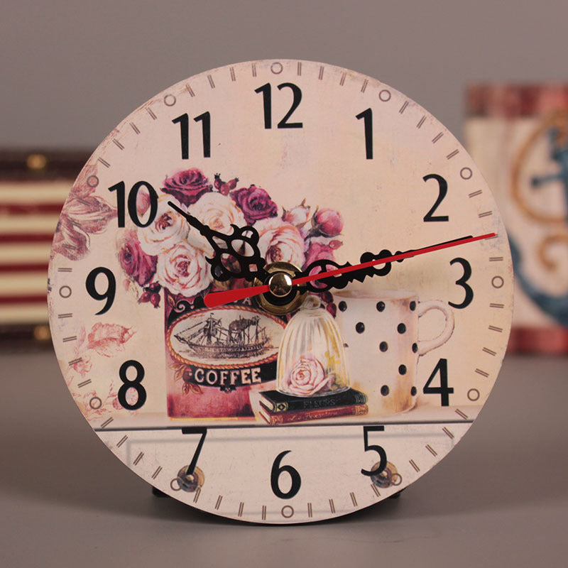 European Style Vintage Home Decoration Table Clock
