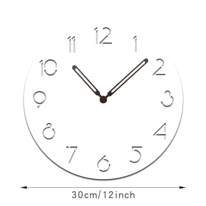 Atmospheric Led Light Silent Wall Décor Clock