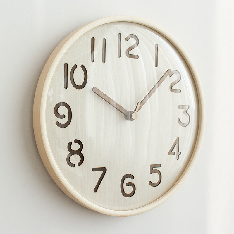 Loforay™ Big Numbers Nordic Circular Silent Wall Deco Clock